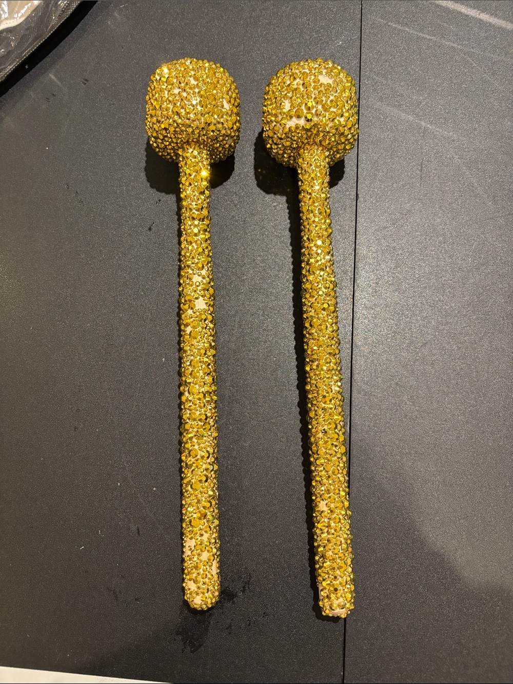 Rhinestoned drum sticks